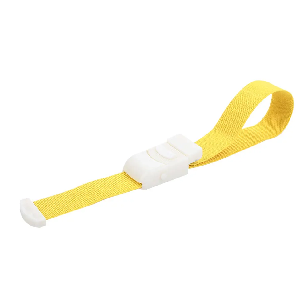 Hemostasis Effect Good Portable Emergency Tourniquet Military Step Practical Medical Strap Outdoor Tourniquet Snap Tourniquet - Color: Yellow