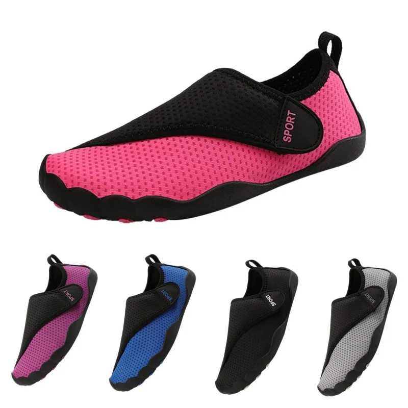

Новый стиль Aqua Shoes унисекс дышащие кроссовки для плавания, женские удобные тренировочный носок, тапочки для морского пляжа, дайвинга