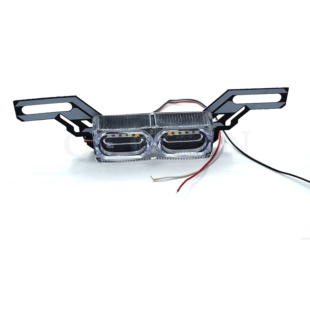 Универсальный мотоцикл strobe светодиодный 12V Напряжение задний светильник тормозной светильник для Kawasaki Ninja 500R EX500 EX650 ER-6F ER-6N Z750S