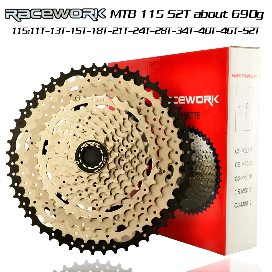 RACEWORK moutain велосипедная кассета 11-50t 11-speed freewheel кассета Запчасти для горного велосипеда