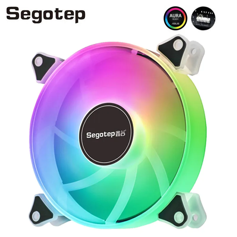 

Вентилятор Segotep для ПК, 120 мм, 12 В, 12 В, регулировка Aura Sync вентиляторы RGB