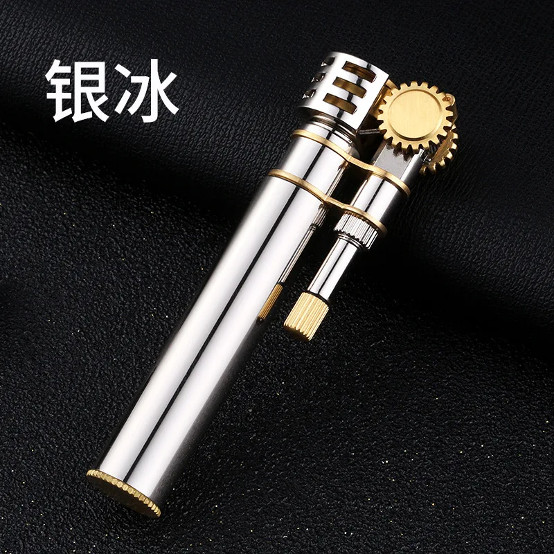 Chief Mini Thunder металлическая зажигалка, бензин, керосин, кремень, бензин, винтажная Зажигалка для сигарет, масло, бензин, многоразовая Зажигалка для курения