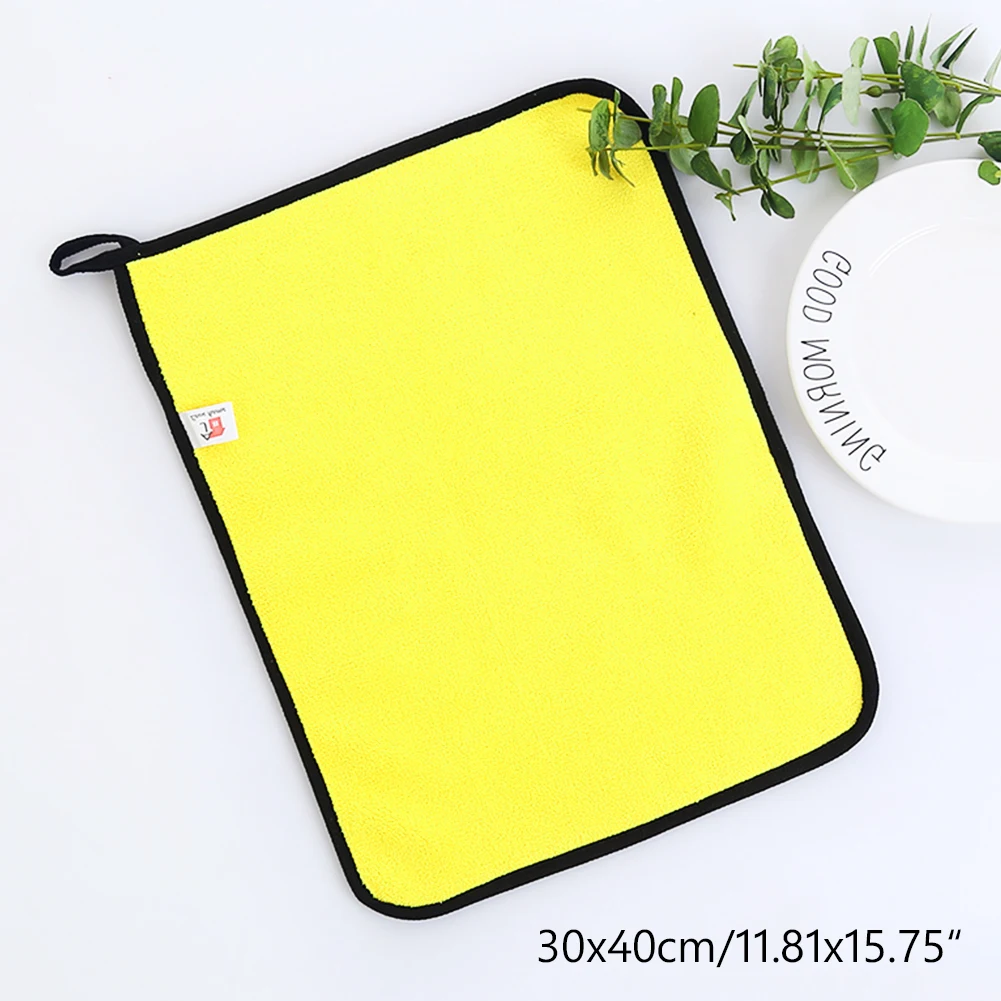 30x40cm HOT SALE Extra Soft Car Wash Microfiber Towel Car Cleaning Drying Cloth Car Care Cloth Detailing Car Wash Towel Never scratch - Цвет: 30x40cm