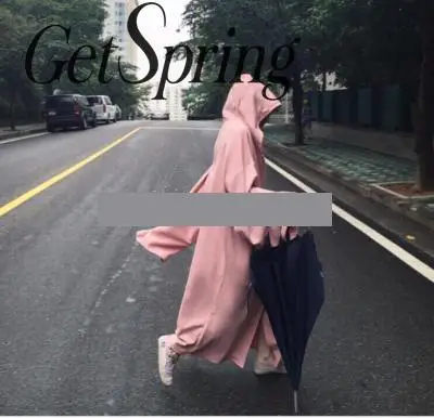 

GETSPRING Women Hoodies Loose Long Sweatshirt Oversized Hoodie Pink Black Plus Size Leisure Pullovers Sweatshirts Women 2019 New