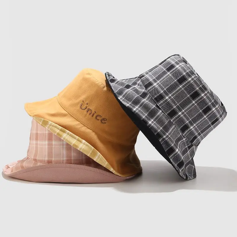 

2020 New Letters Bob Chapeau Streetwear Men Bucket Hats Two Side Reversible Fisherman Hat Outdoor Gorros Pescador Hip Hop