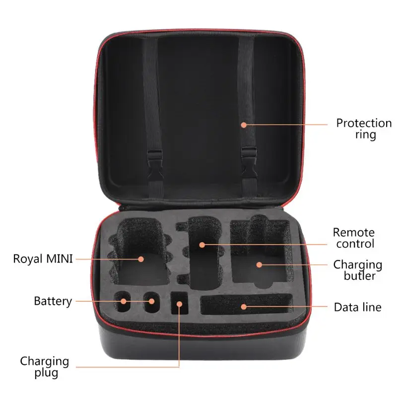 New DBR Nylon/PU Carrying Case Storage Bag Shoulder Bag with Remote Lanyard for DJI Mavic Mini Drone Accessories 