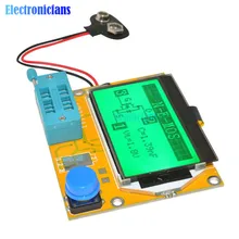 M328 LCR-T4 Mega328 Misuratore LCR ha portato Transistor Tester Diodo Triodo Capacità di MOS PNP NPN 12864 Modulo Display