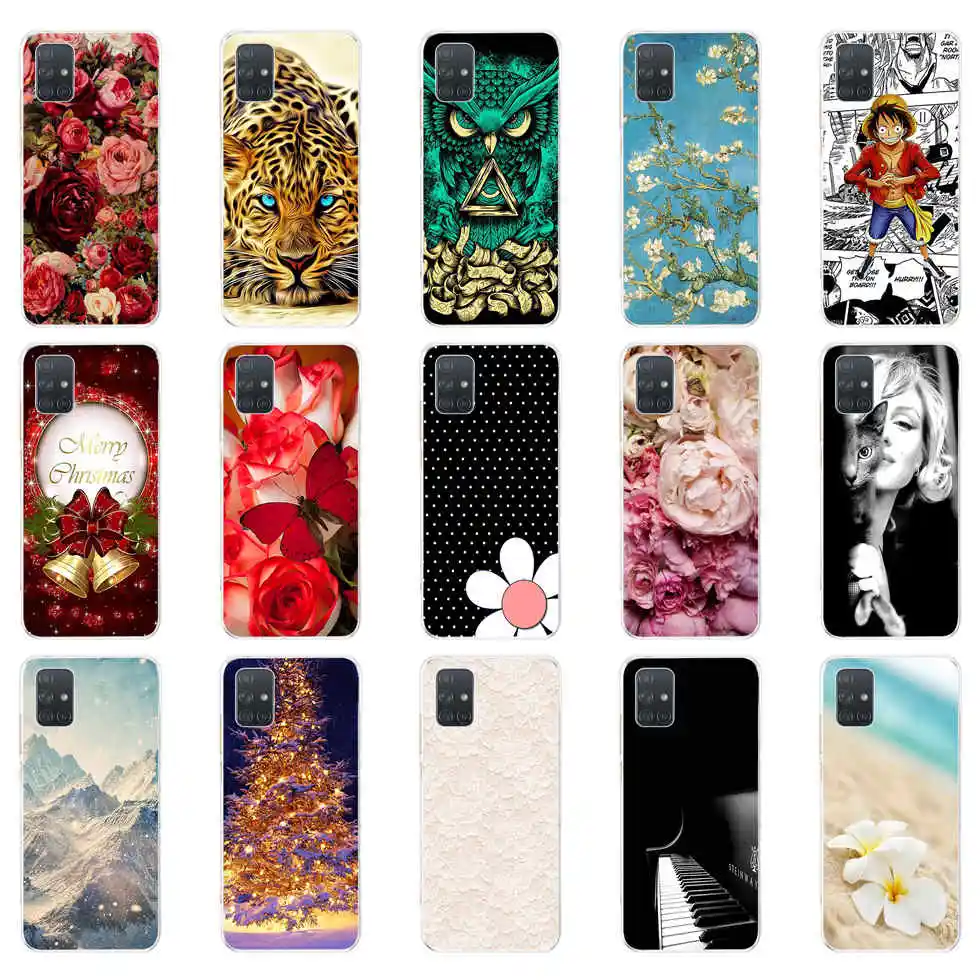 Per Samsung Galaxy A71 Custodia Cover Custodia Morbida Per Samsung Galaxy A71 A 71 A717F Custodia Posteriore In Silicone