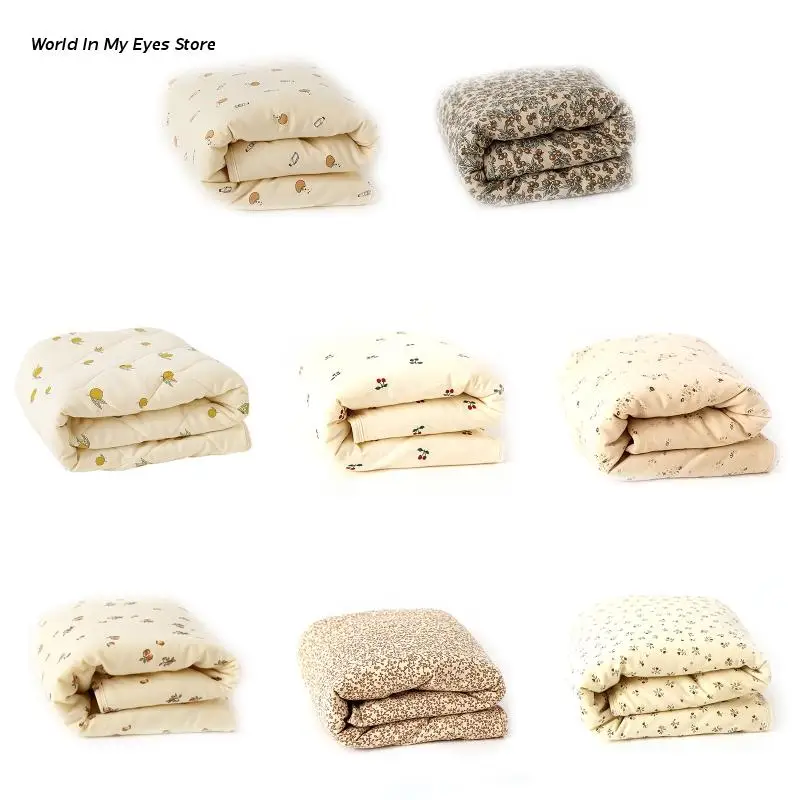 124D Baby Blanket Warm Swaddling Wrap Winter Autumn Printed Quilt Nap Bedding | Мать и ребенок