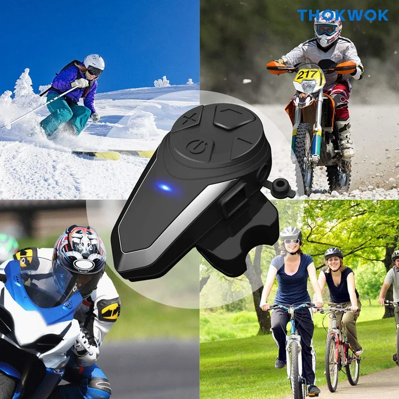 Мотоциклетный шлем домофон, Bt-S3 1000 м мотоцикл Bluetooth беспроводная гарнитура домофон для 2-3 гонщиков(водонепроницаемый/Handsfree/Stere