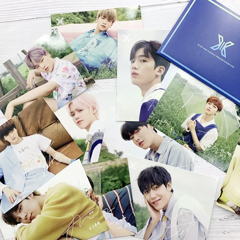 

11 Pcs/Set KPOP X1 Combination New Album Flying Concert With The Same Postcard Greeting Cards Around