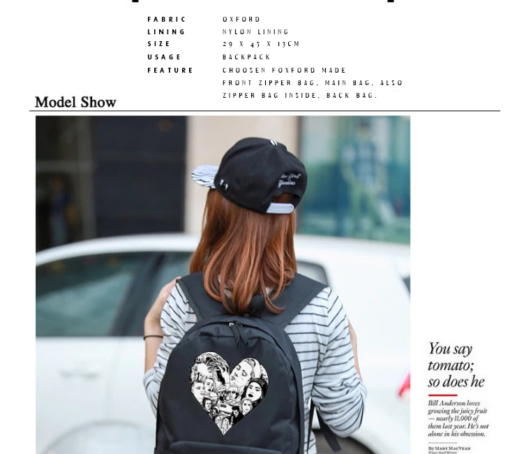 SKAM Backpack American Sope Opera Isak Even Daypack (2)