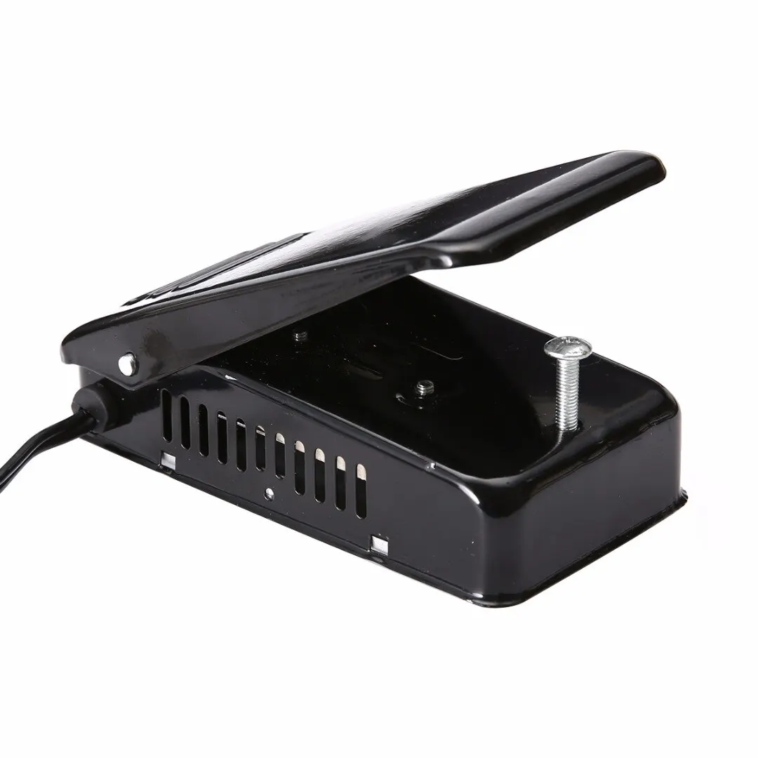 110W Universal Home Sewing Machine Motor Foot Pedal Controller Black 0.5A