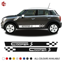 ^^Best Offers 2 Pcs Car Door Side Stripes Sticker Racing Stripes Body Decor Vinyl Decal For MINI Cooper S Countryman R60 One JCW Accessories ^^Best Offers 2 Pcs Car Door Side Stripes Sticker Racing Stripes Body Decor Vinyl Decal For MINI Cooper S Countryman R60 One JCW Accessories