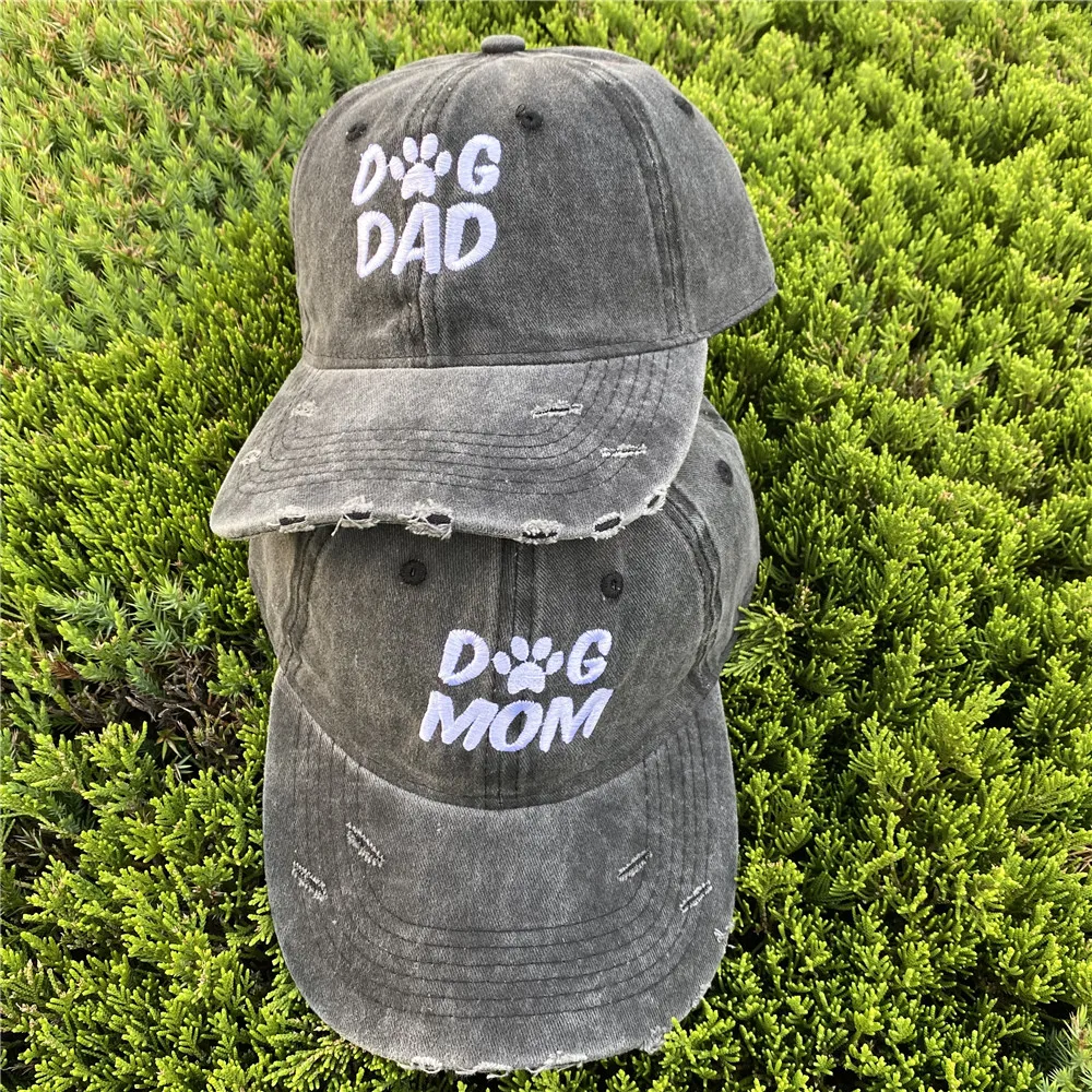 Outdoor Sport Baseball Caps Summer Fashion Letters DOG DAD DOG MOM Embroidery Adjustable Men Women Gorra Caps Bone Hip Hop Hats 6
