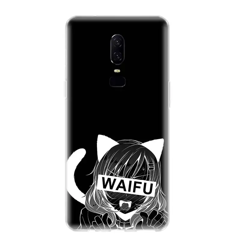 Sad аниме эстетический Senpai чехол для телефона чехол для OnePlus 1+ 7 Pro 7t 6 6T 5 5T 3T художественный подарок узорчатый Чехол под заказ сумки - Цвет: TW195-2