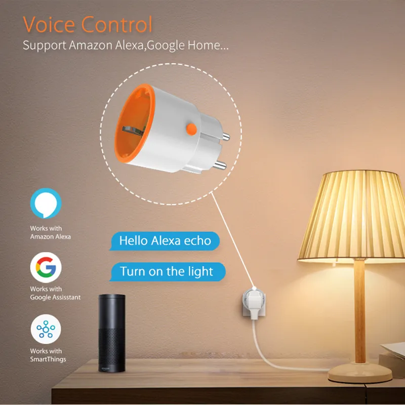 Tuya 스마트 ZigBee 전원 플러그 EU 16A 소켓 KWh 전기 에너지 모니터 Singal Extender 리피터 지원 Alexa Google 홈