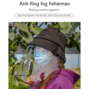 

Anti-Fog Fisherman Hat High-Transmitting Large Protective Area Protective Cap Shopping Work Protective Equipment