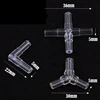 10PCS 4mm Aquarium Airline Tubing Connectors Plastic Inline Valve  Hoses Joints Tee/Cross/Elbow/Y Shaped Air Pump Accessories 6