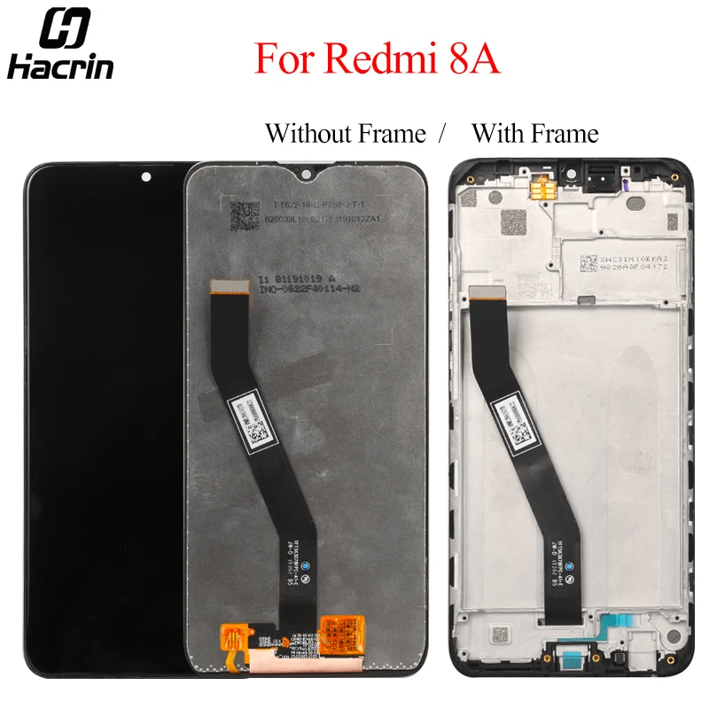 

For Xiaomi Redmi 8A LCD Display Touch Screen With Frame Digitizer Assembly for Redmi 8A LCD Screen Replacement Parts 6.22inch