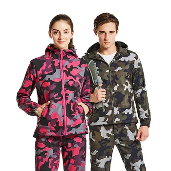 

New Style Autumn and Winter Men and Women-Raincoat Jacket Single Layer Soft Shell Warm Breathable Outdoor Sports Mountain Climbi