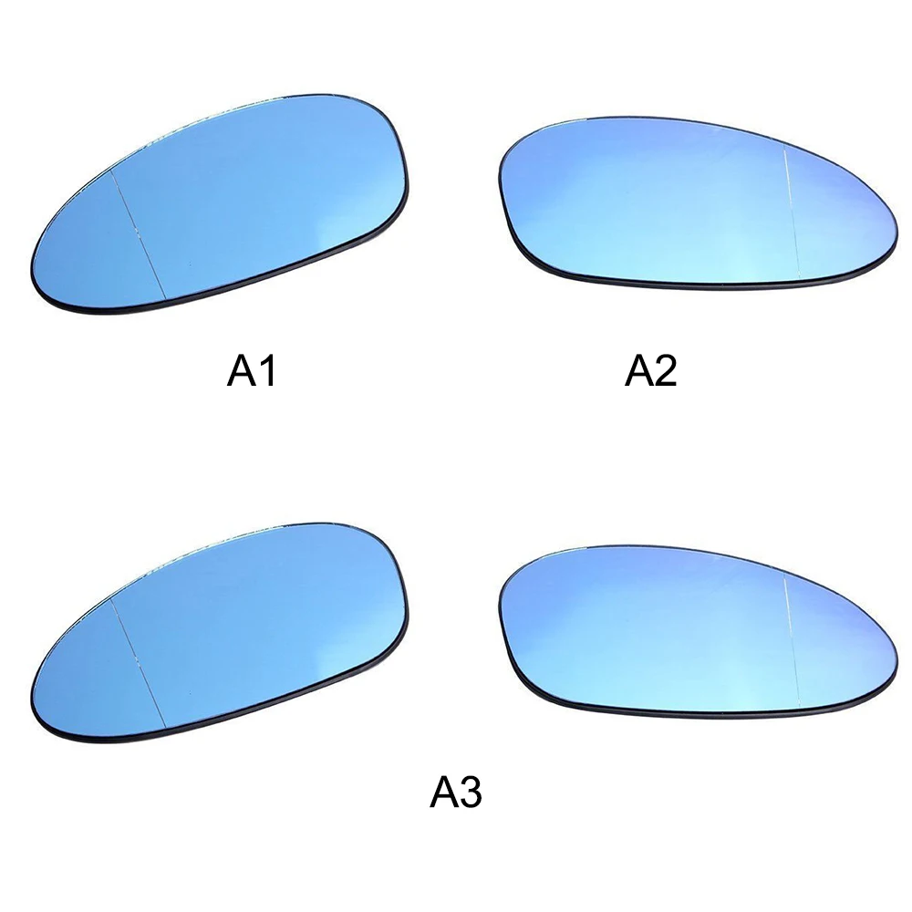 

1 Pair Blue Left / Right Side Electric Heated Rear View Mirrors Side Mirror Glass For BMW E81 E82 E87 E88 E90 E91