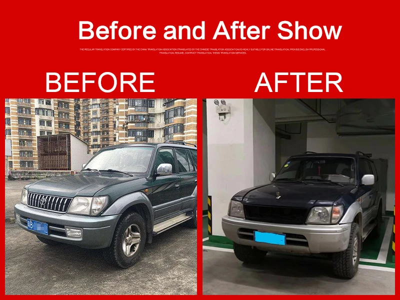 Используется для toyota land cruiser prado Racing Grills 1996-2002 год углеродного волокна LC90 LC95 3400 2700 решетка крышка аксессуары