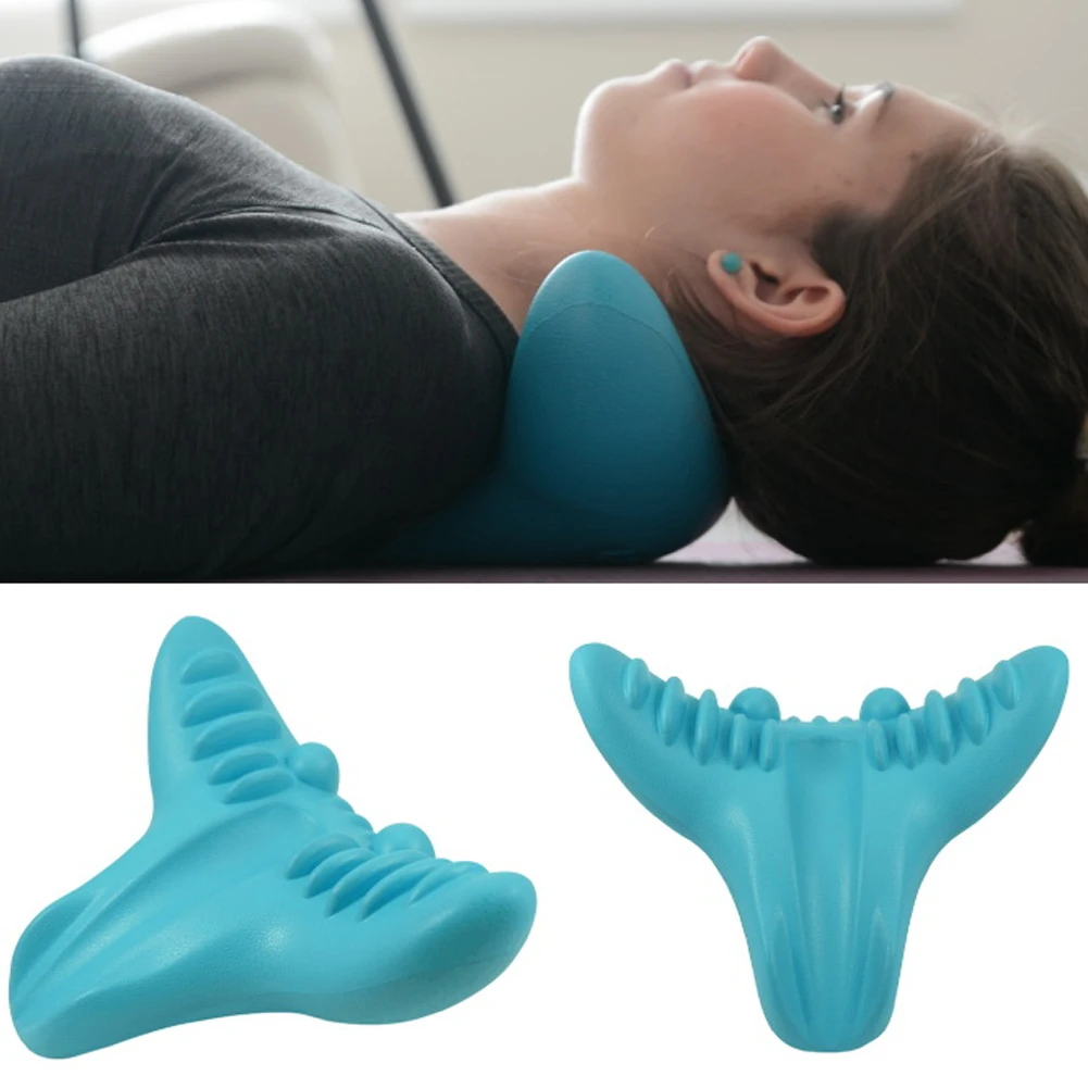 Neck Pain Relief Cervical Home Multifunction Portable Acupressure Massage Pillow Office Electric Relaxing C Rest Shoulder 1