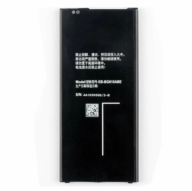 1x3300 мА/ч, EB-BG610ABE Батарея для samsung Galaxy J7 Prime On7 G610 G615 G6100 J7 Prime 2 J7 Max J6 плюс J4 плюс A710