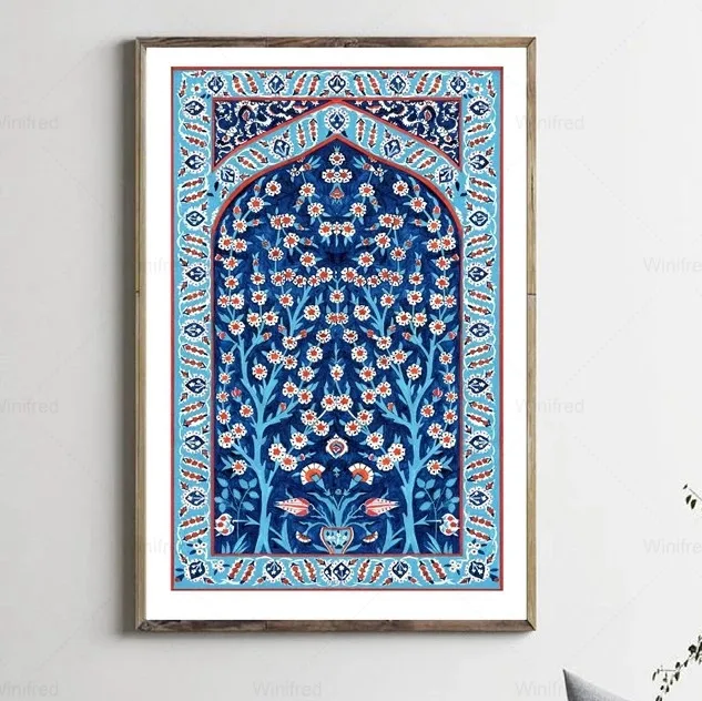 

Ottoman Floral 5D Diamond Painting Turkish Tile Tree of Life Diy Full Round Diamond Embroidery Cross Stitch Rhinestone Homedecor