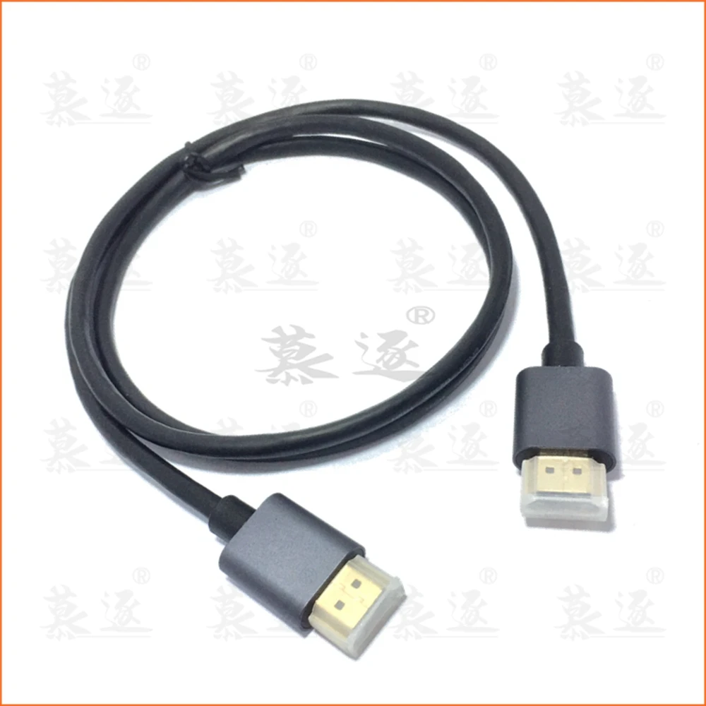 

M/M Aluminum alloy HD to HD-compatible 2k*4k 2.0 Slim HDTV Cable for TV Laptop Projector PS3 PS4 Cable 0.5m 1m 1.5m 3m