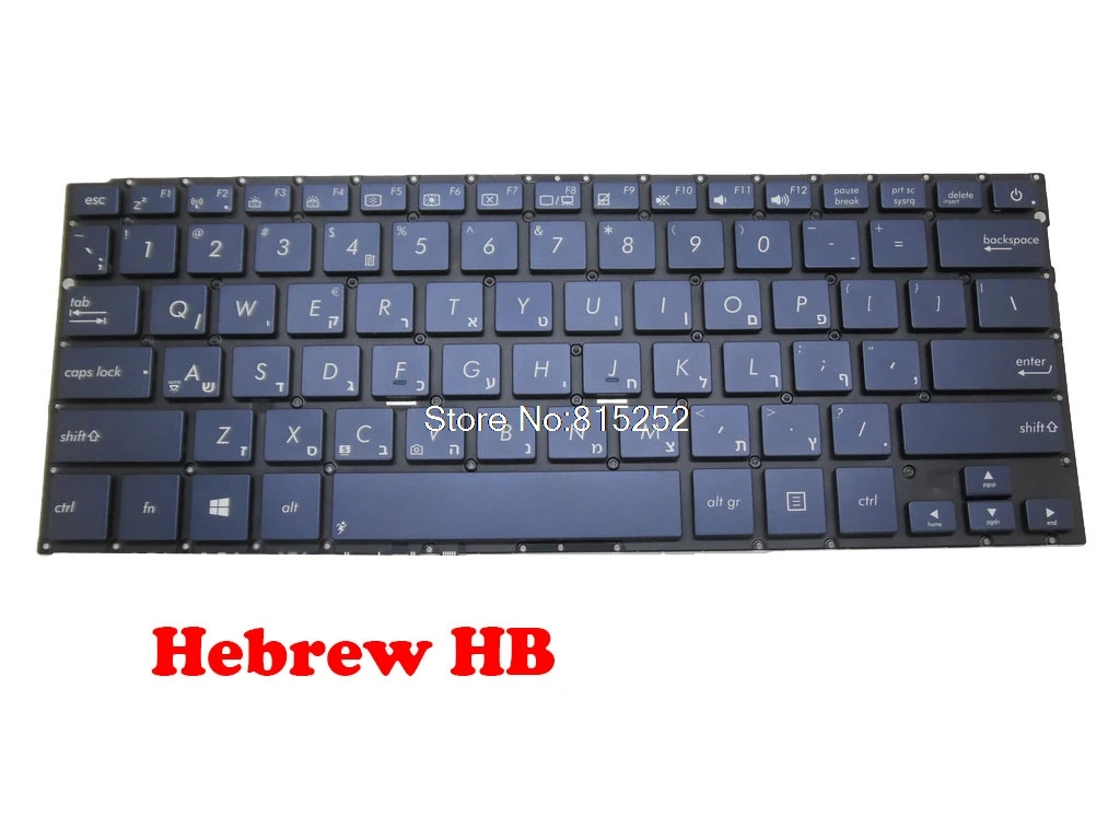 Клавиатура для ноутбука ASUS UX301 UX301L UX301LA темно-синяя 0knb0-362при00 BR/JP/HB/SV/TICZ |