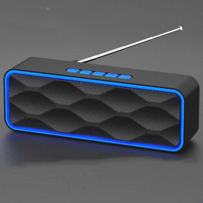 Двойной динамик беспроводной Bluetooth динамик сабвуфер высокой громкости радио компьютер домашний открытый динамик CC129