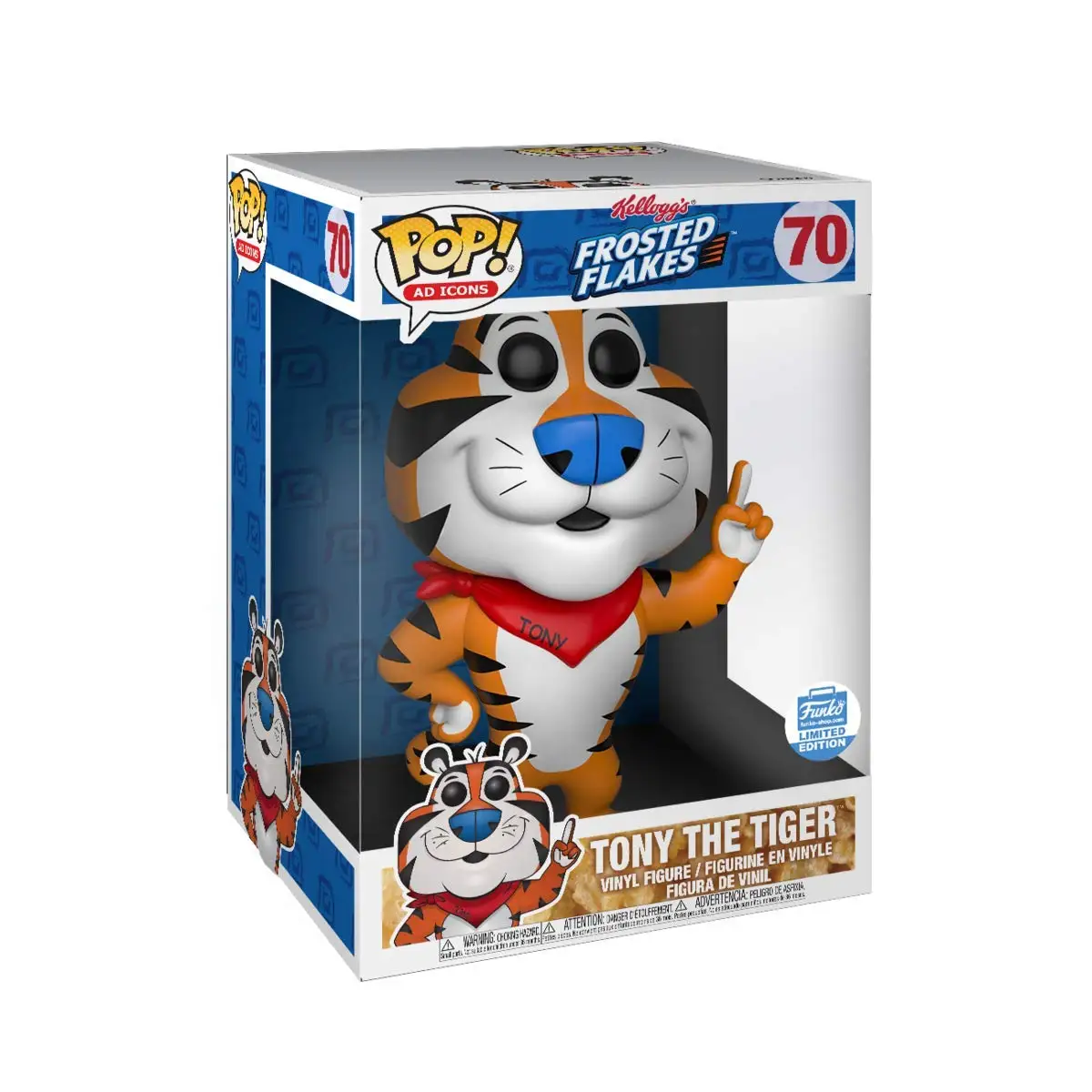 Эксклюзивная супер размерная Фигурка 10 ''Funko pop AD Icon: Тони Тигр виниловая экшн