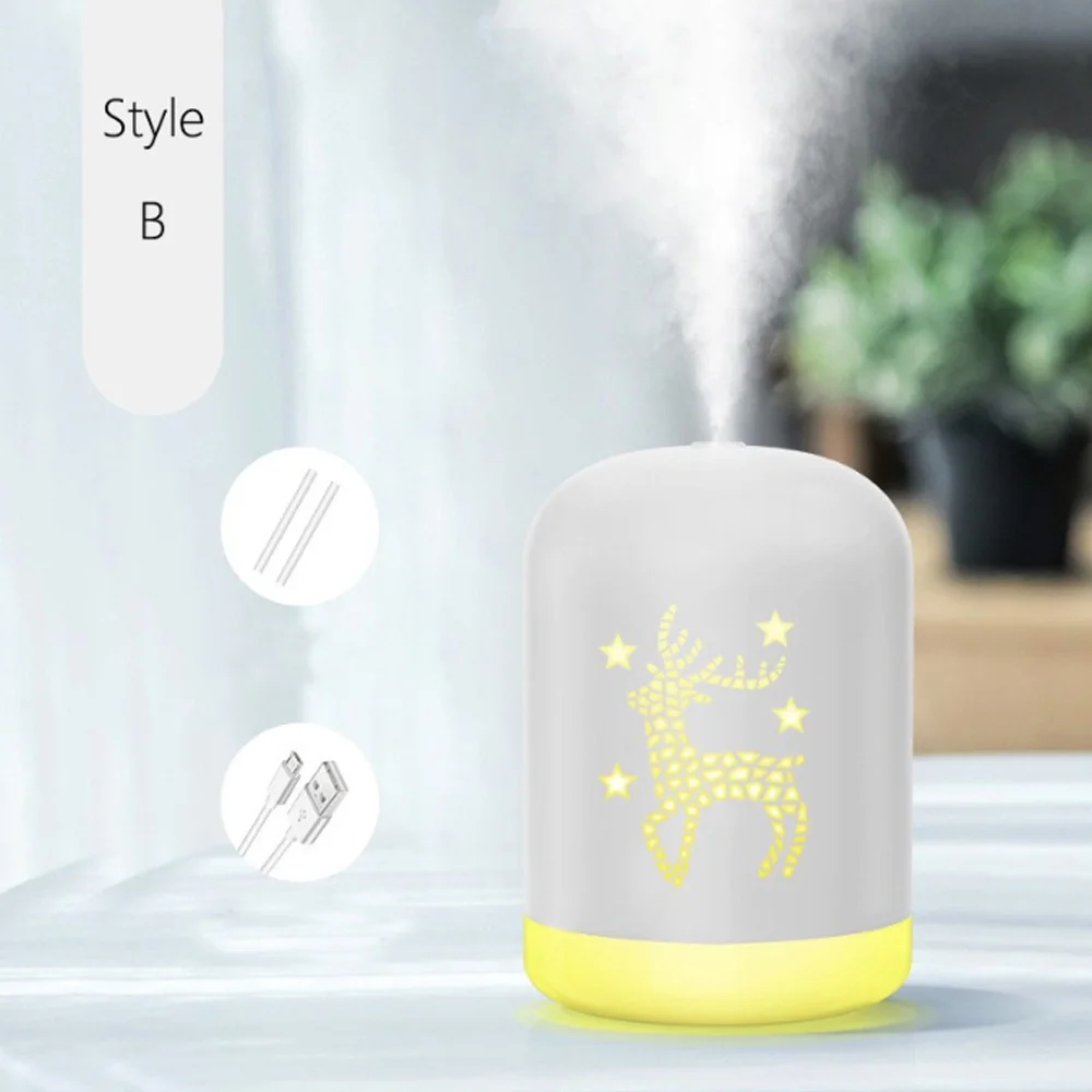 340 мл ультразвуковой увлажнитель воздуха Арома диффузор очиститель лося со