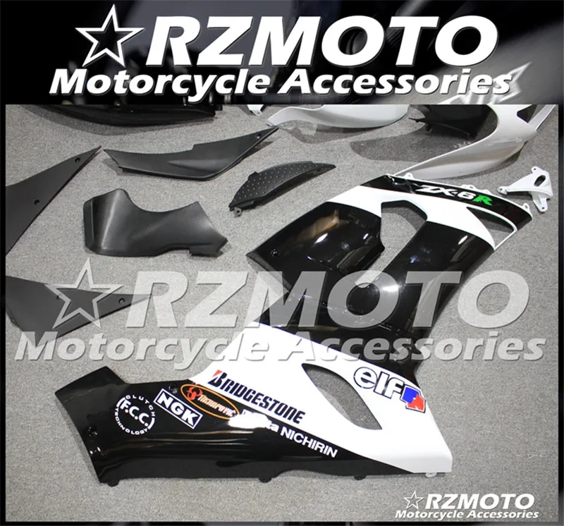 Мотоциклетный обтекатель abs Подходит для Kawasaki ZX6R 636 ZX-6R 2005 2006 корпусные детали пресс-форм Магазин № 0331