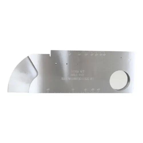 NDT IIW-Type 2 USAF T.0.33B-1-1 Calibration Block 1018 steel test block for Ultrasonic Flaw Detector