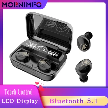 

Wireless Earphone Bluetooth 5.1 TWS LED Digital Display Touch Large Screen Bluetooth Headphones Sports Waterproof inalambrico
