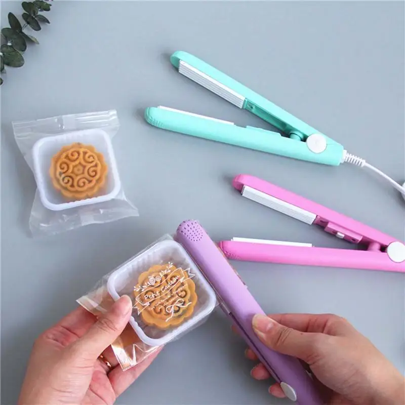 NEW Household Food Sealing Machine Portable Bag Clips Handheld Mini Electric Heat Sealer Seal Plastic Packing Safe To Use