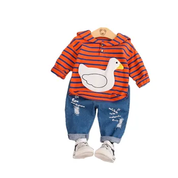 

Kids Sport Autumn Fashion Sweatshirt Set Baby Clothes Long Sleeve Hoodies+Pants 2Pcs/set Boys Clothing Sets Kids 1 2 3 4 Years