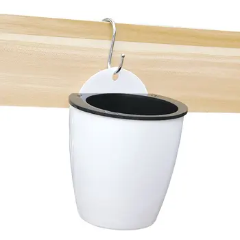 

Succulent flower pot resin plastic Round flower pot Hydroponic wall mount Planting basket cotton rope 1 Piece
