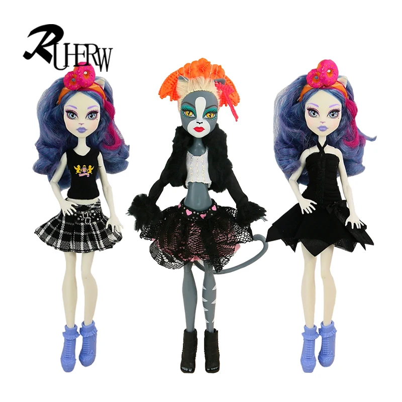 Doll Dress Monster High doll Soft Casual Wear Handmade Clothes Outfit Doll Clothing Set Girl Playing House Toys barbie doll clothes,doll clothes,doll clothes accessories,doll accessories