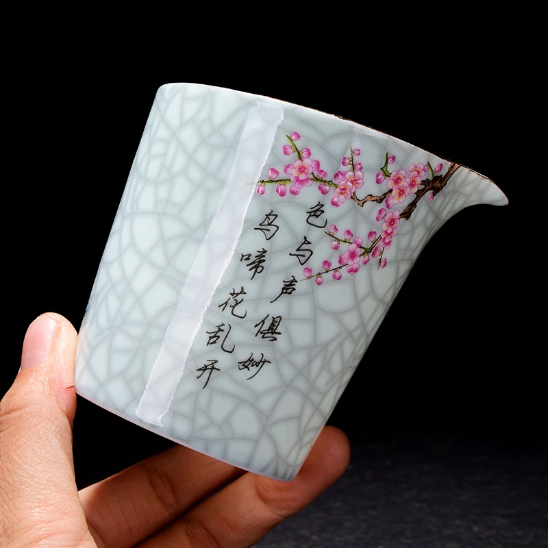 Чайная кружка 210 мл Cha hai Jingdezhen ручной работы керамическая фарфоровая ярмарка чашка Цветок Птица чайная посуда для кофе молоко кружки