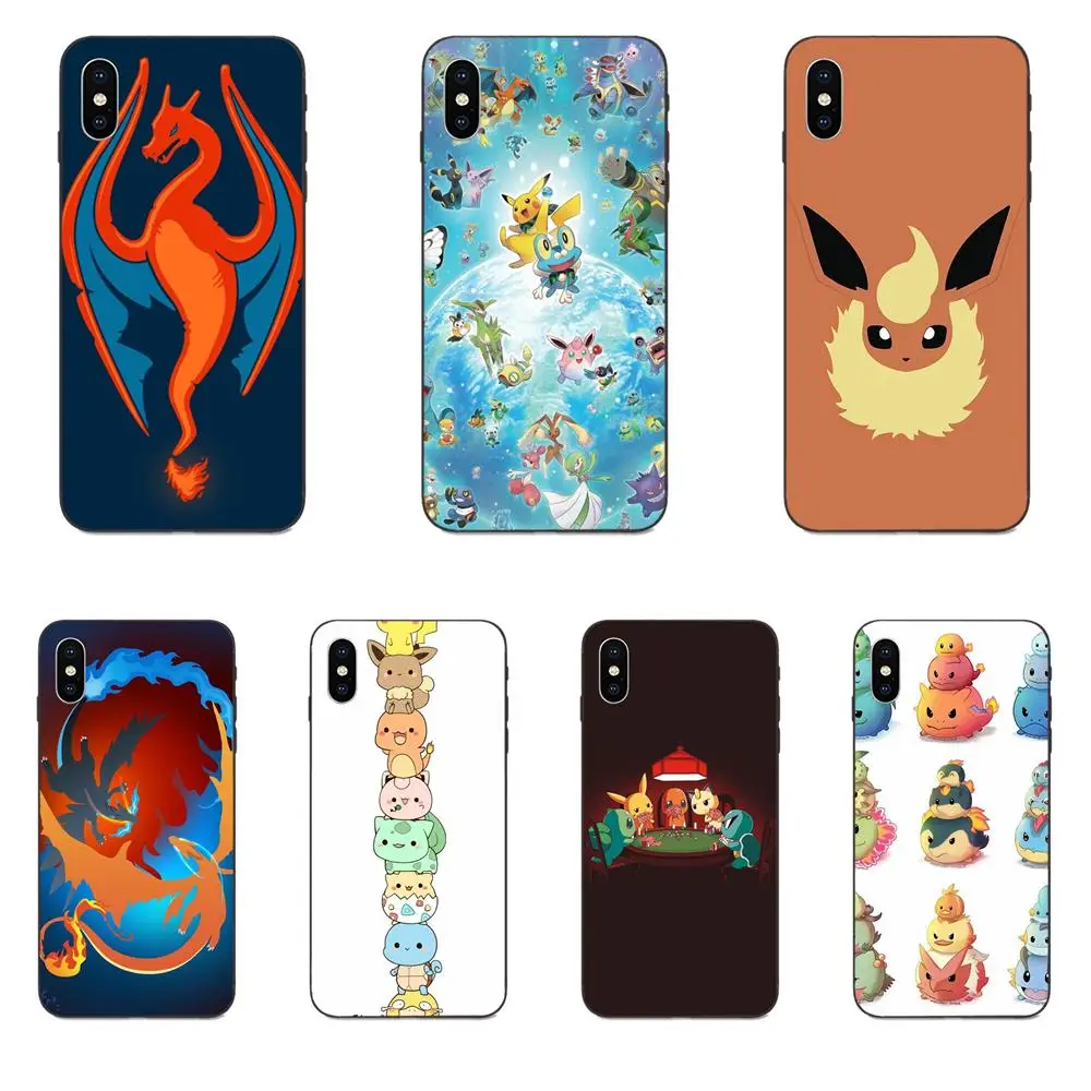 

Pokemons Cute Kawaii For Xiaomi Mi Mix Max Note 2 2S 3 5X 6 6X 8 9 9T SE A1 A2 A3 CC9e Lite Play Pro F1 Skin Thin