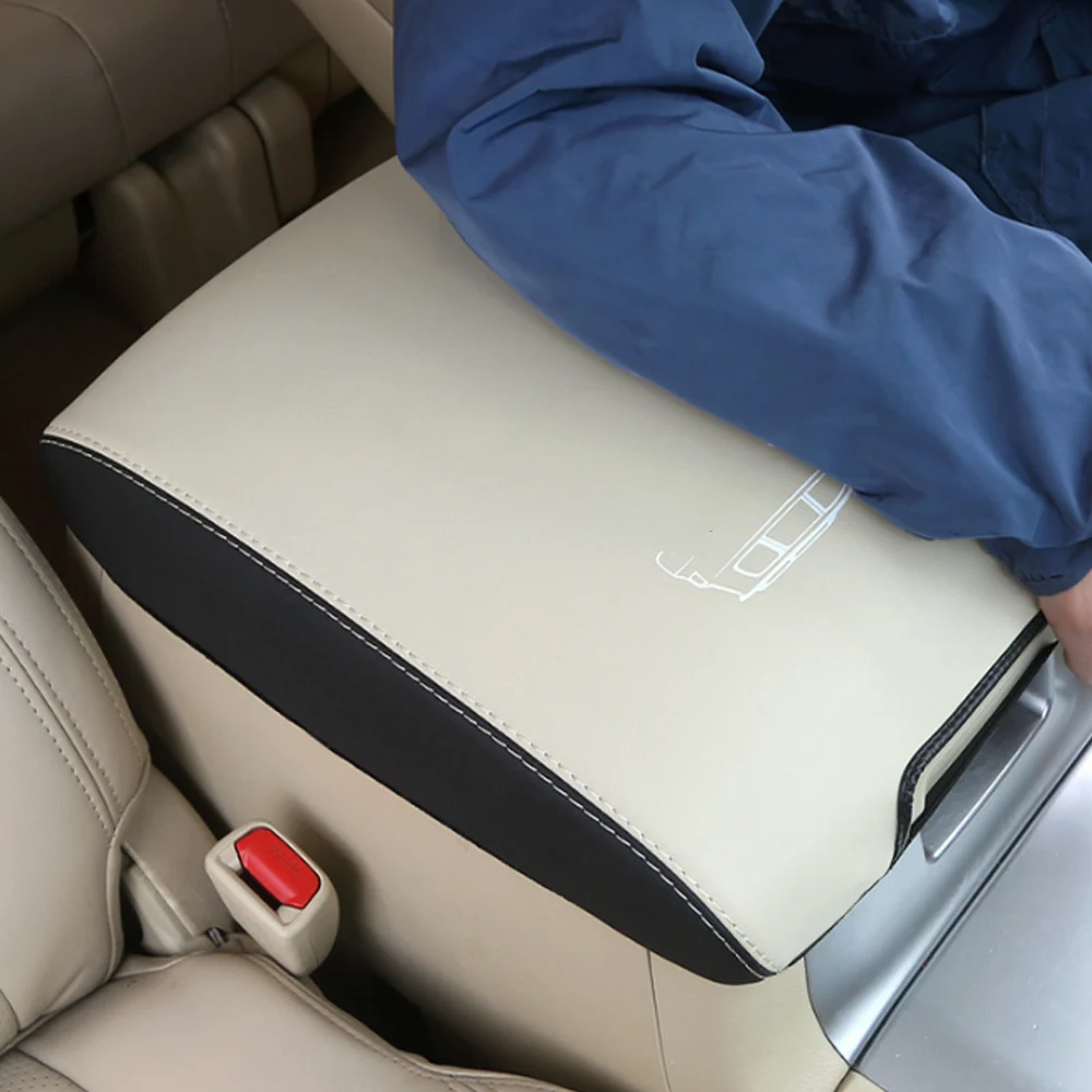 Для Toyota Land Cruiser, автомобильный подлокотник, защитный чехол, кожаный коврик, подушка, аксессуары для интерьера