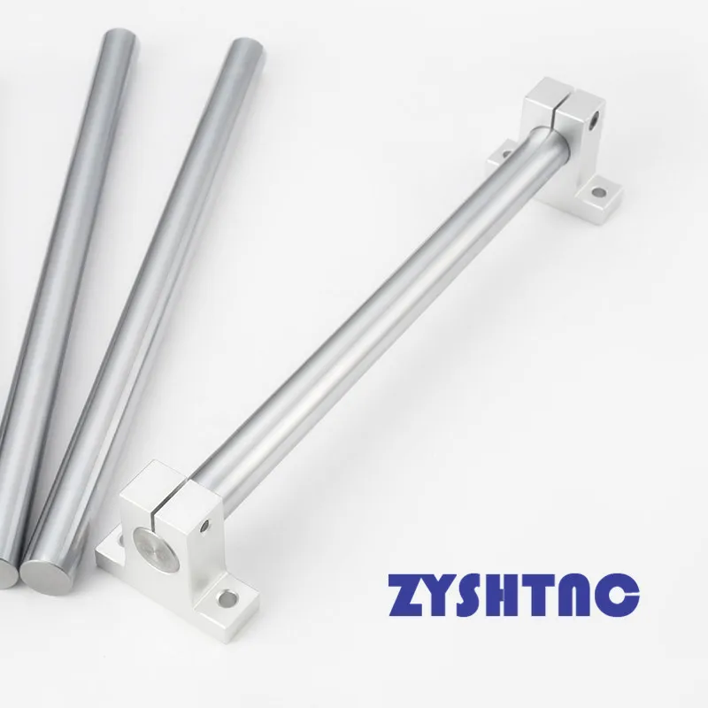 Linear Bearing Rail Shaft 4pcs SK8 SK10 SK12 SK16 SK20 SK25 SK30 SK35 Support Linear Shaft Linear Rod CNC Router 3D printer Part