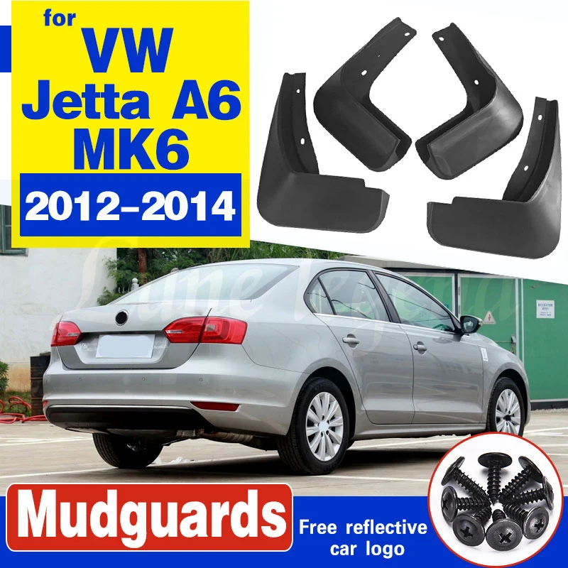 Брызговики для VW Jetta Mk6 A6 2006 2012 2018 Vento седан передние и задние|Грязезащита| |