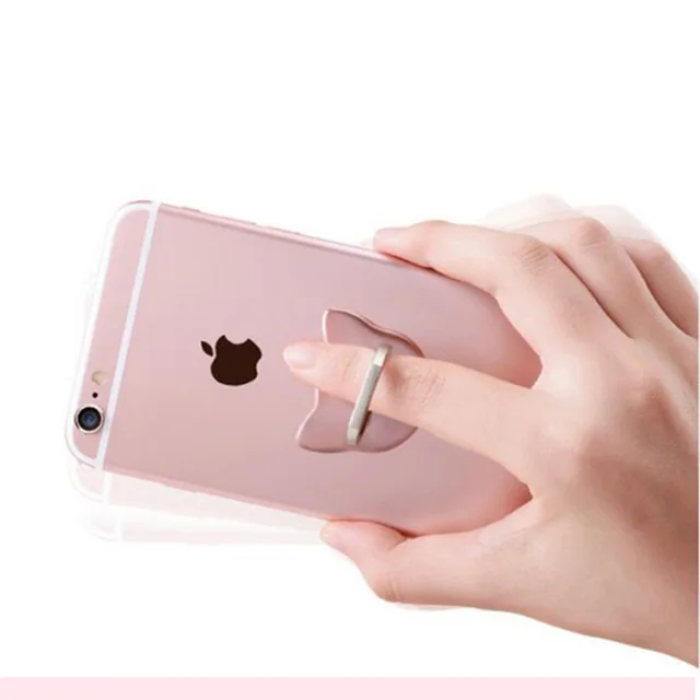2020 360 Degree Mouse Shape Finger Ring socket Mobile Phone Holder Stand For iPhone for oneplus socket For all Smfor phone 4