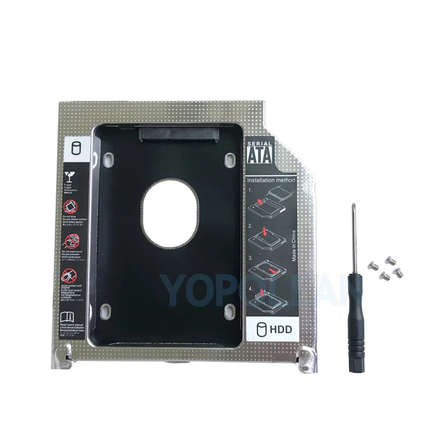 Новый SATA 3 0 9 5 мм 2nd HDD Caddy корпус Optibay SSD чехол для Macbook Pro 13 &quot15&quot 17 &quotA1278 A1286 A1297 A1342
