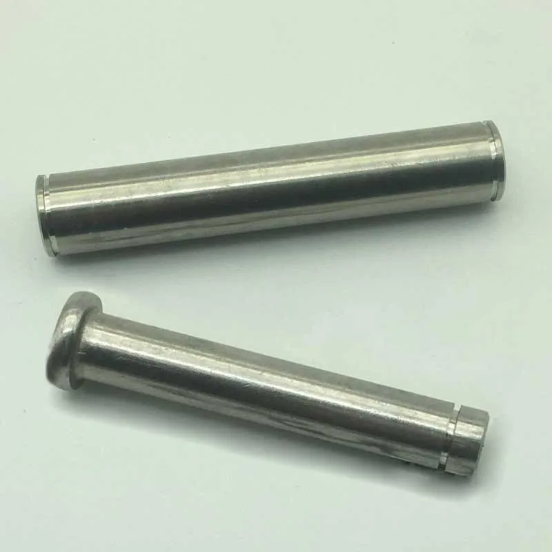 M4 50mm length socket tail locating pins dowels column slotted locate cylindrical pin dowel 304 stainless steel
